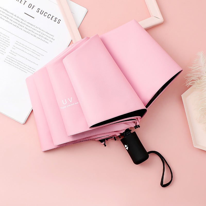 10-Rib Extra-Large Thick Double-Person Black Coating Sun Protection Uv Manual 70% Off Umbrella Dual-Use Umbrella Large Size - Image 1